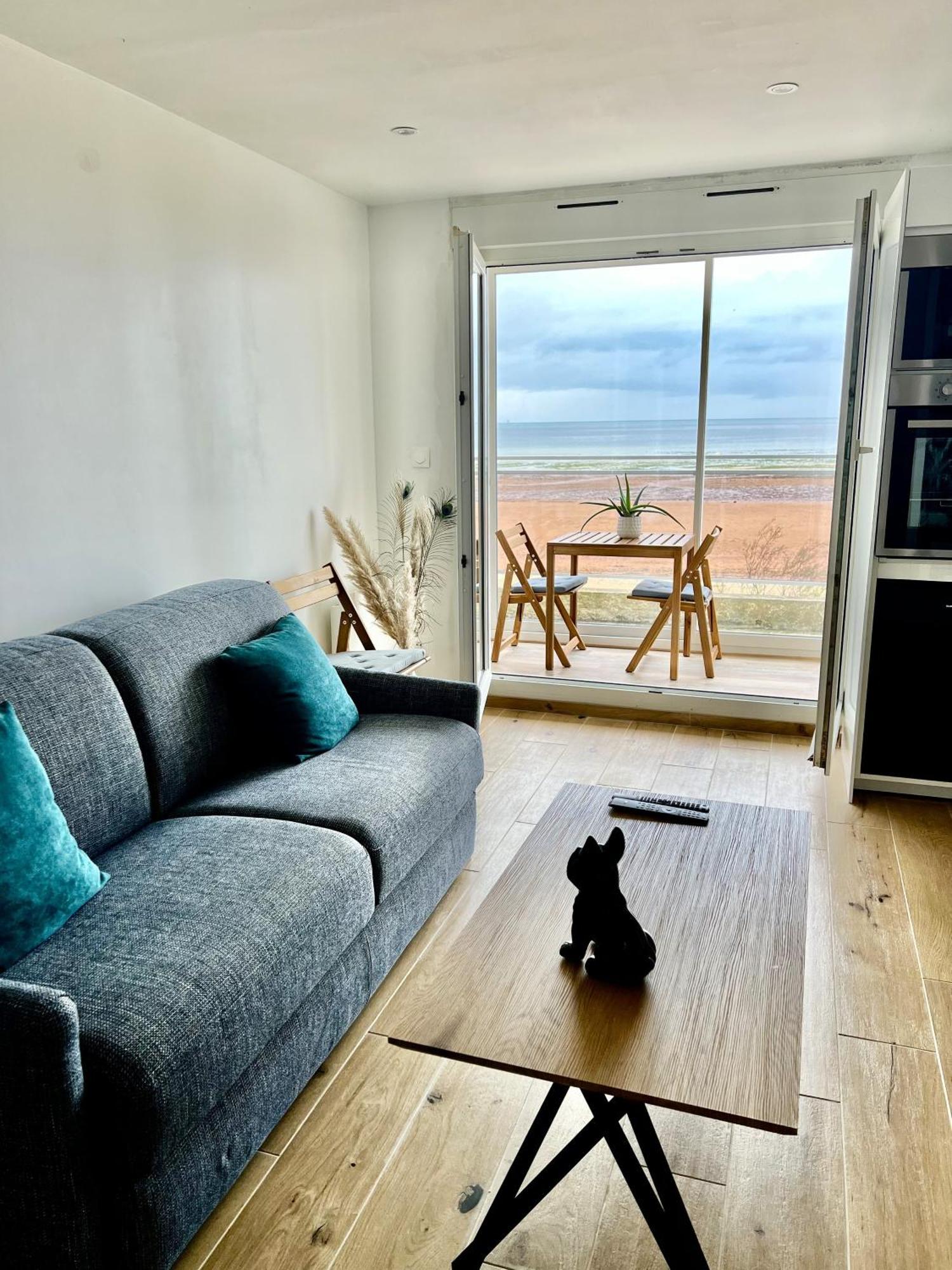 Mettons Les Voiles - Appt Vue Mer Avec Loggia Bernières-sur-Mer Zewnętrze zdjęcie